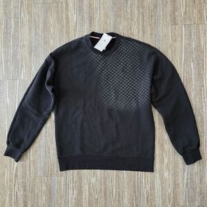 Nike Air Jordan LNY Men's Pullover Sweatshirt Snake Skin Jumpman Logo Black Grey